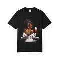 Hustle Muscle Afro Chic T-Shirt — Empowered Woman Graphic Tee